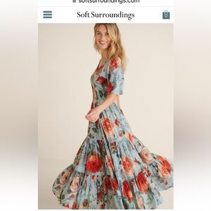 Soft Surroundings First Blooms XL dress